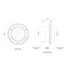 90mm Tank Overflow Kit Drawing