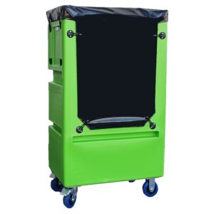 Commercial laundry trolleys by Rotoplas are highly customisable to suit different needs