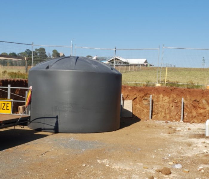 Rotoplas rural water tank delivery