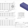 2000L Underdeck Water Tank 'Tall' Specification Sheet